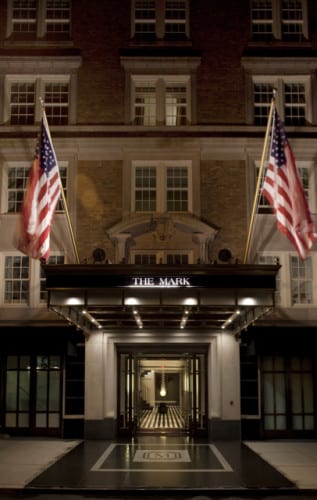 THE MARK Hotel-ENTRANCE VERT-Photographer Todd Eberle-HiRe