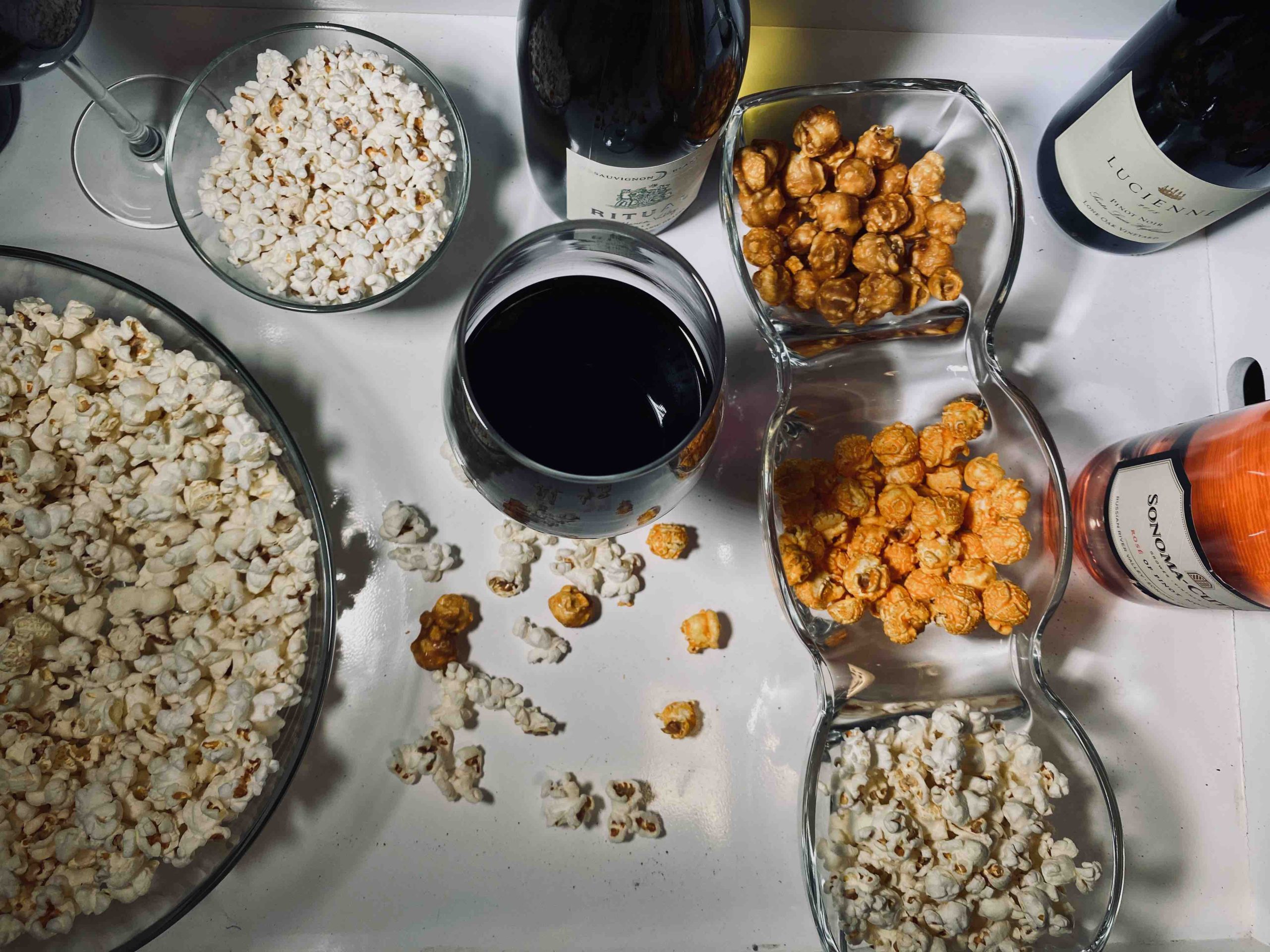 Best Wine And Popcorn Pairings For Your Next Binge-Watching Night