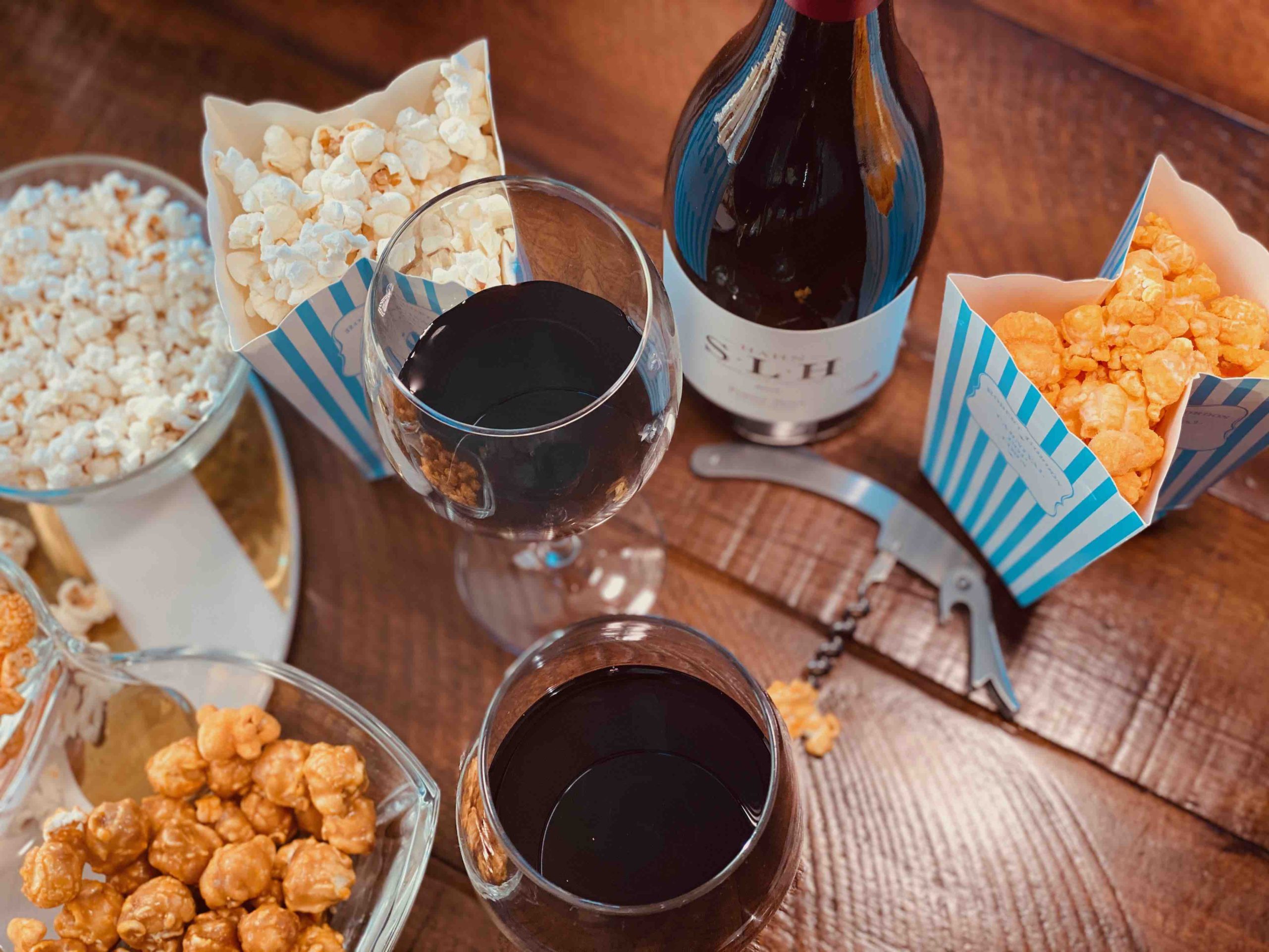 Best Wine And Popcorn Pairings For Your Next Binge-Watching Night