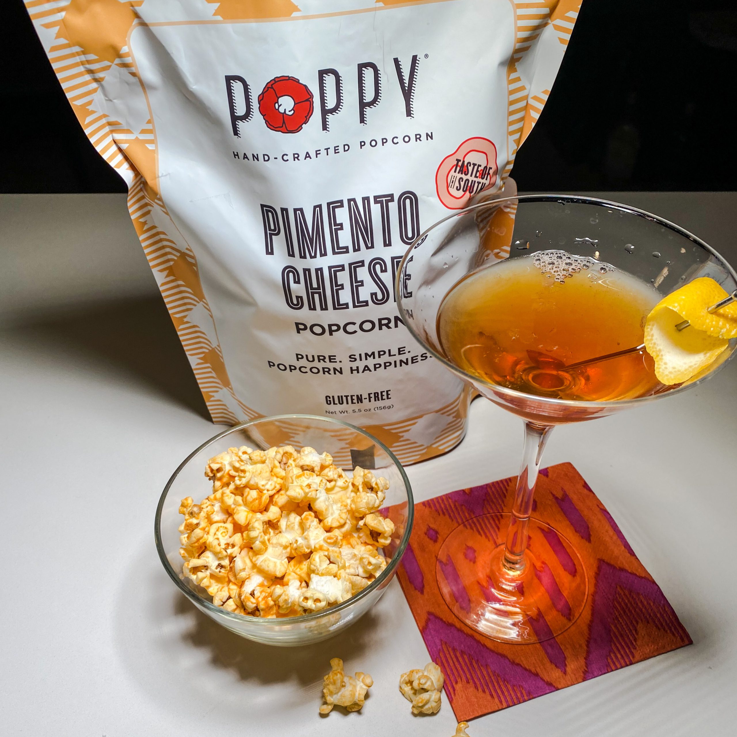 Fourth Regiment Cocktail Pairs Well With Pimento Cheese Popcorn