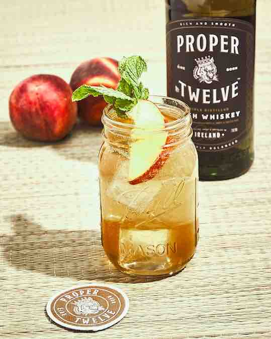 Proper Peaches Is A Delicious And Extremely Effective Whiskey Cocktail To Enjoy The Last Days of Summer