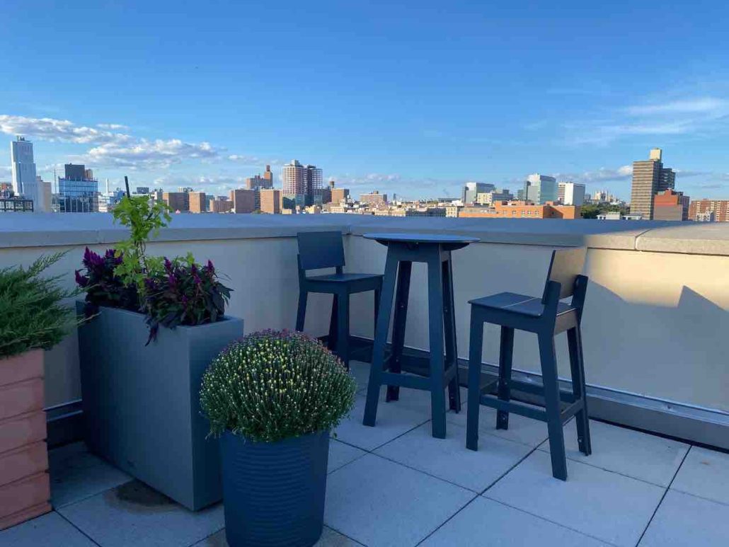 Beautiful view of Outdoor Living Space With City View