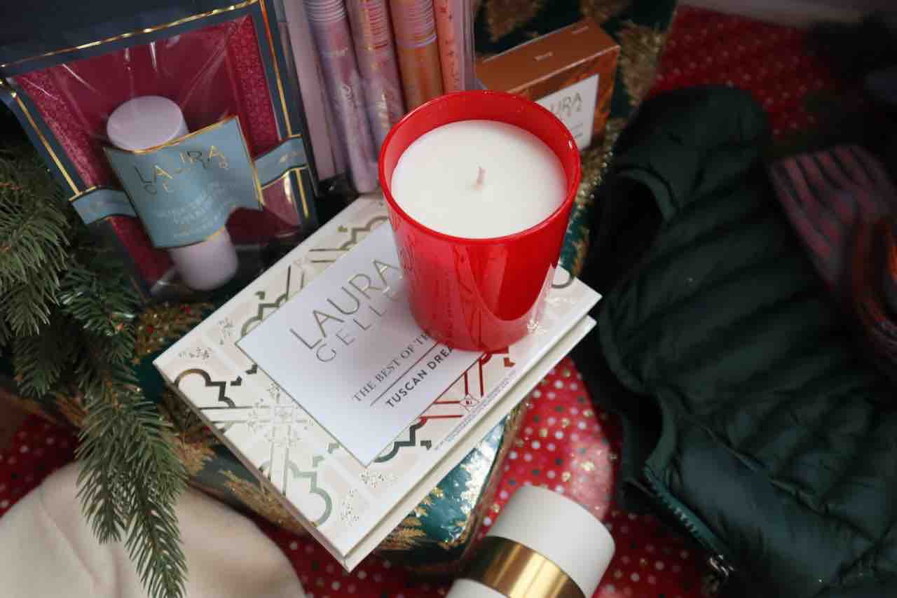 candle, laura geller Discover Our Holiday Gift Guide Packed With Inspired Gift Ideas For Everyone On Your List, All In One Place Including LAURA GELLER The Best of the Best Tuscan Dreams Palette