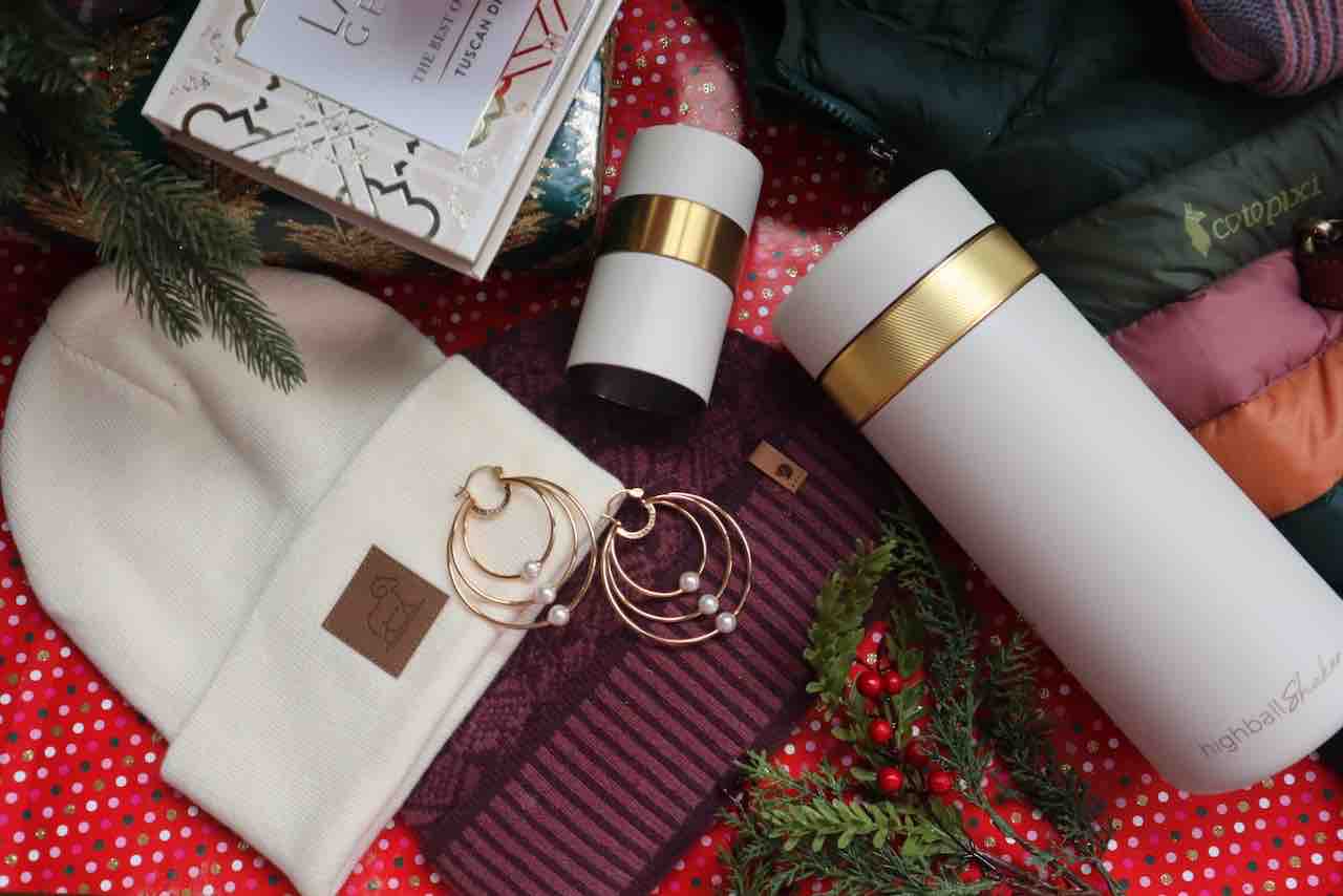 hat, earrings, coocktail shaker Discover Our Holiday Gift Guide Packed With Inspired Gift Ideas For Everyone On Your List, All In One Place Like WoolX Baylor Beanie